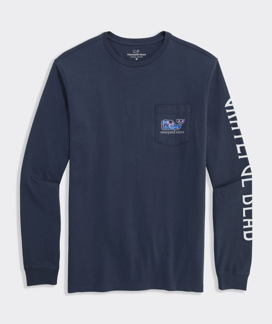 Grateful Dead x vineyard vines Whale Long-Sleeve Pocket Tee
