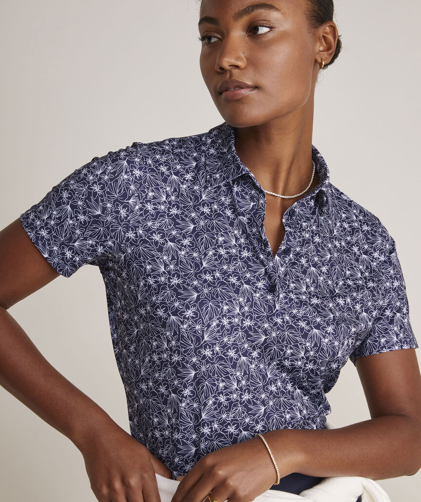 Palmero Printed Performance Polo