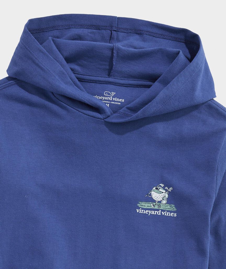 Boys' Drive Fast Putt Slow Long-Sleeve Hoodie Tee