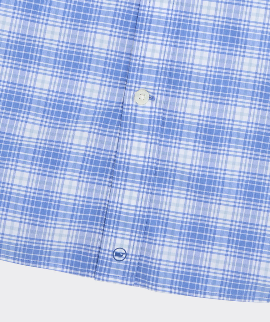 Performance Cotton Swizzle Stick Plaid Shirt