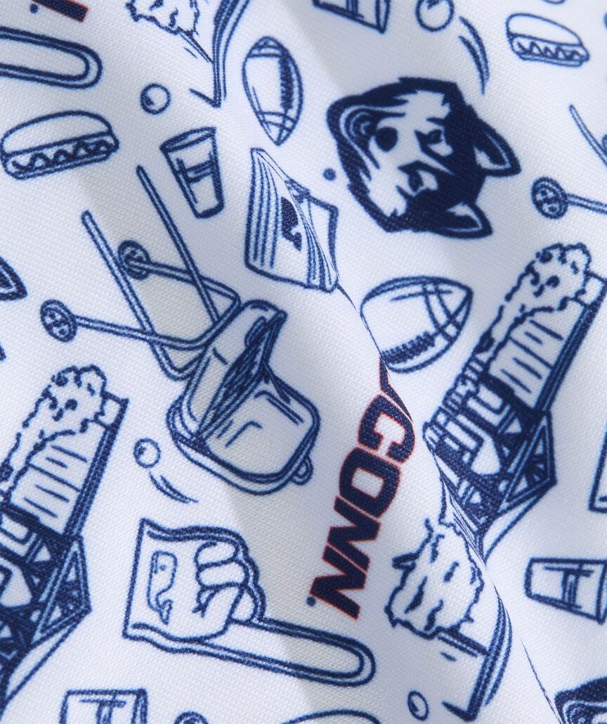 University Of Connecticut Printed Sankaty Polo