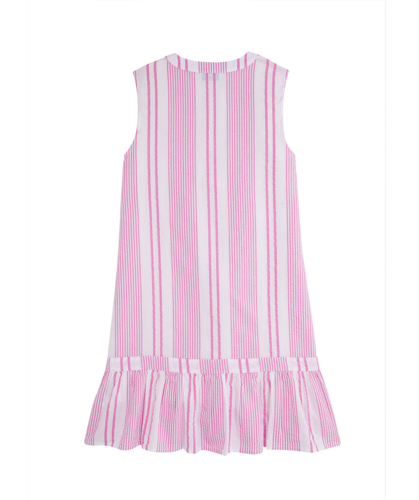 OUTLET Novelty Stripe Flounce Cover-Up