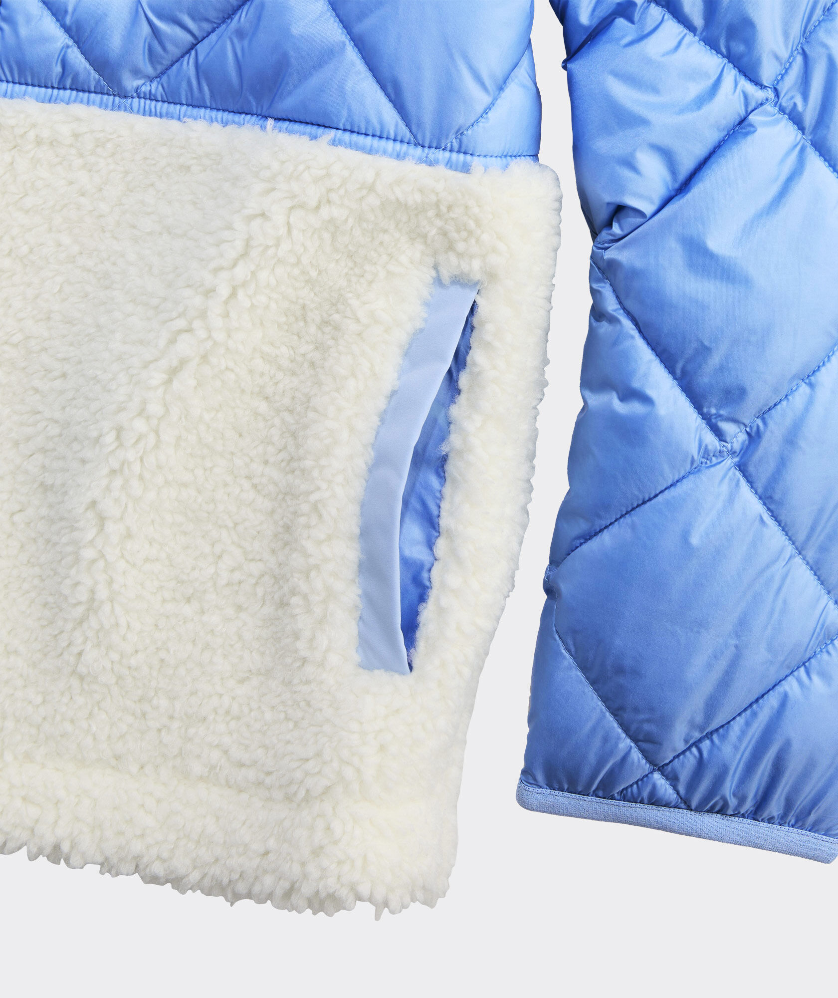 Girls' Metallic High-Pile Puffer Jacket