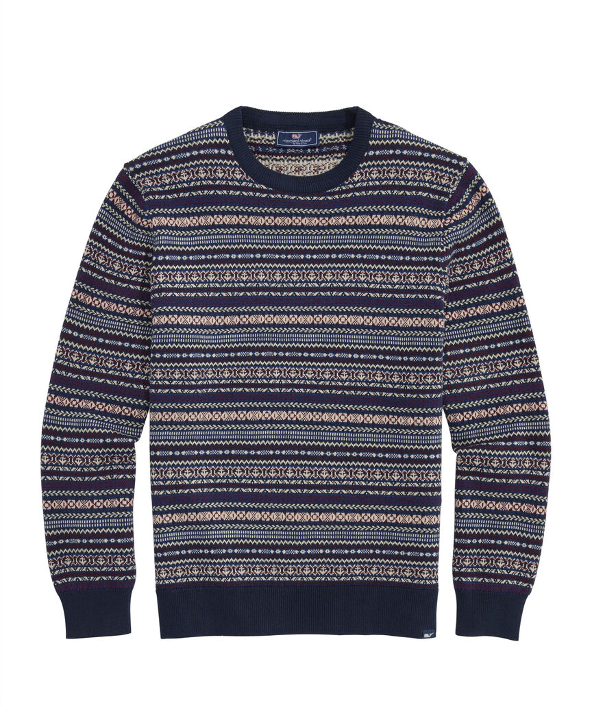 OUTLET Fairisle Crewneck Sweater