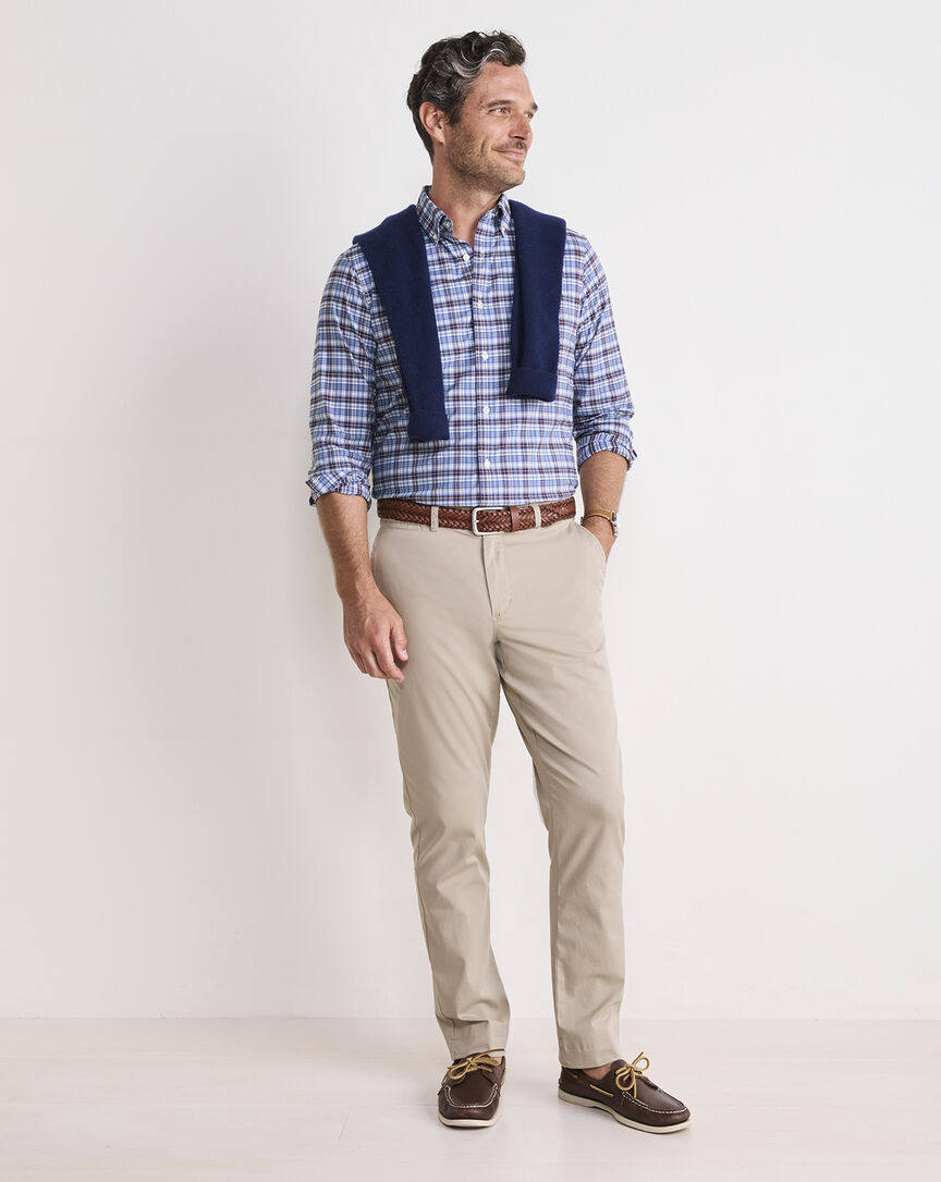 Performance Cotton Faraway Plaid Shirt