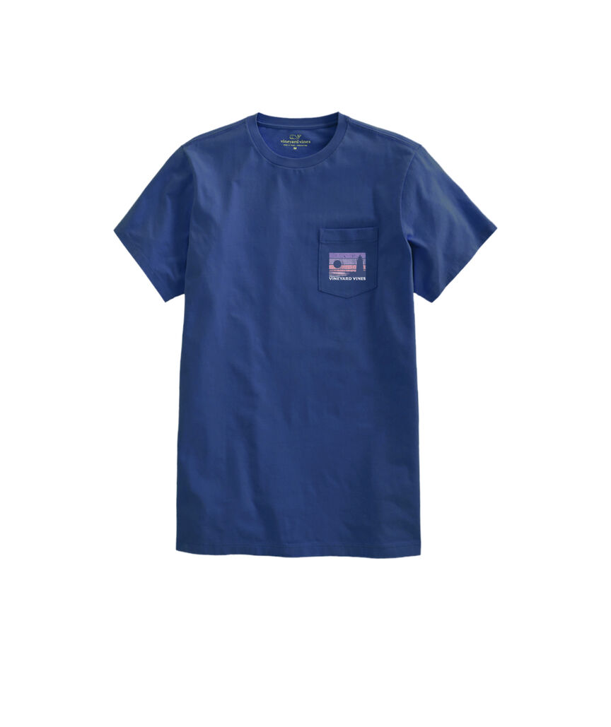 OUTLET Lighthouse Gradient Short-Sleeve Pocket Tee
