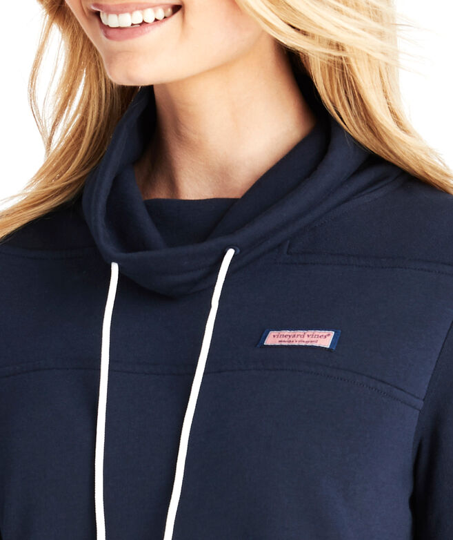 Shop Collegiate Relaxed Funnel Neck Shep Shirt At Vineyard Vines