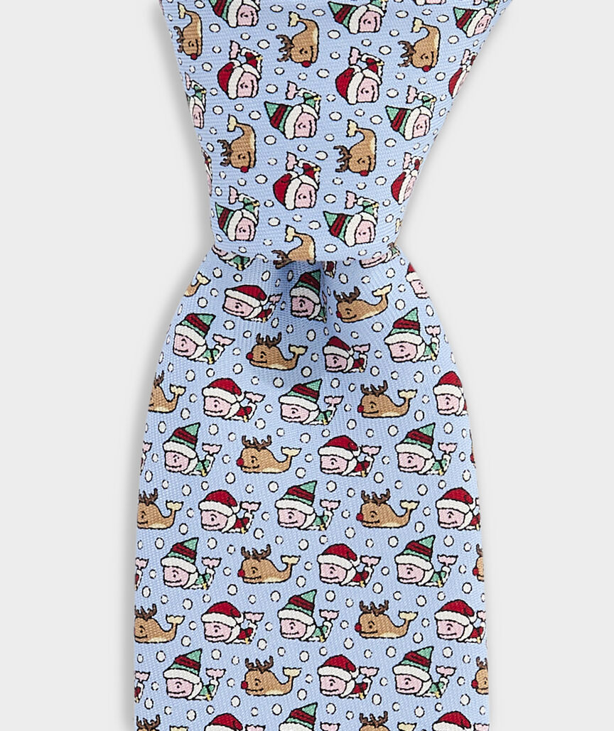 Boys' Santa's Helper Printed Tie