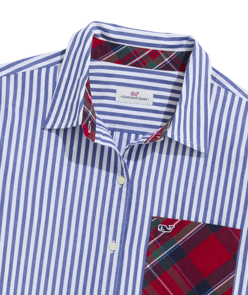 OUTLET Party Stripe Relaxed Button-Down