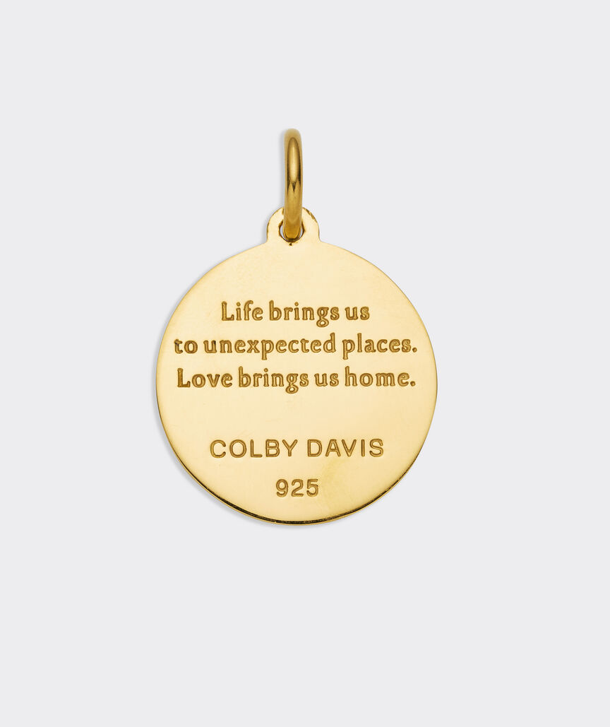 Colby Davis Medium Compass Gold Vermeil