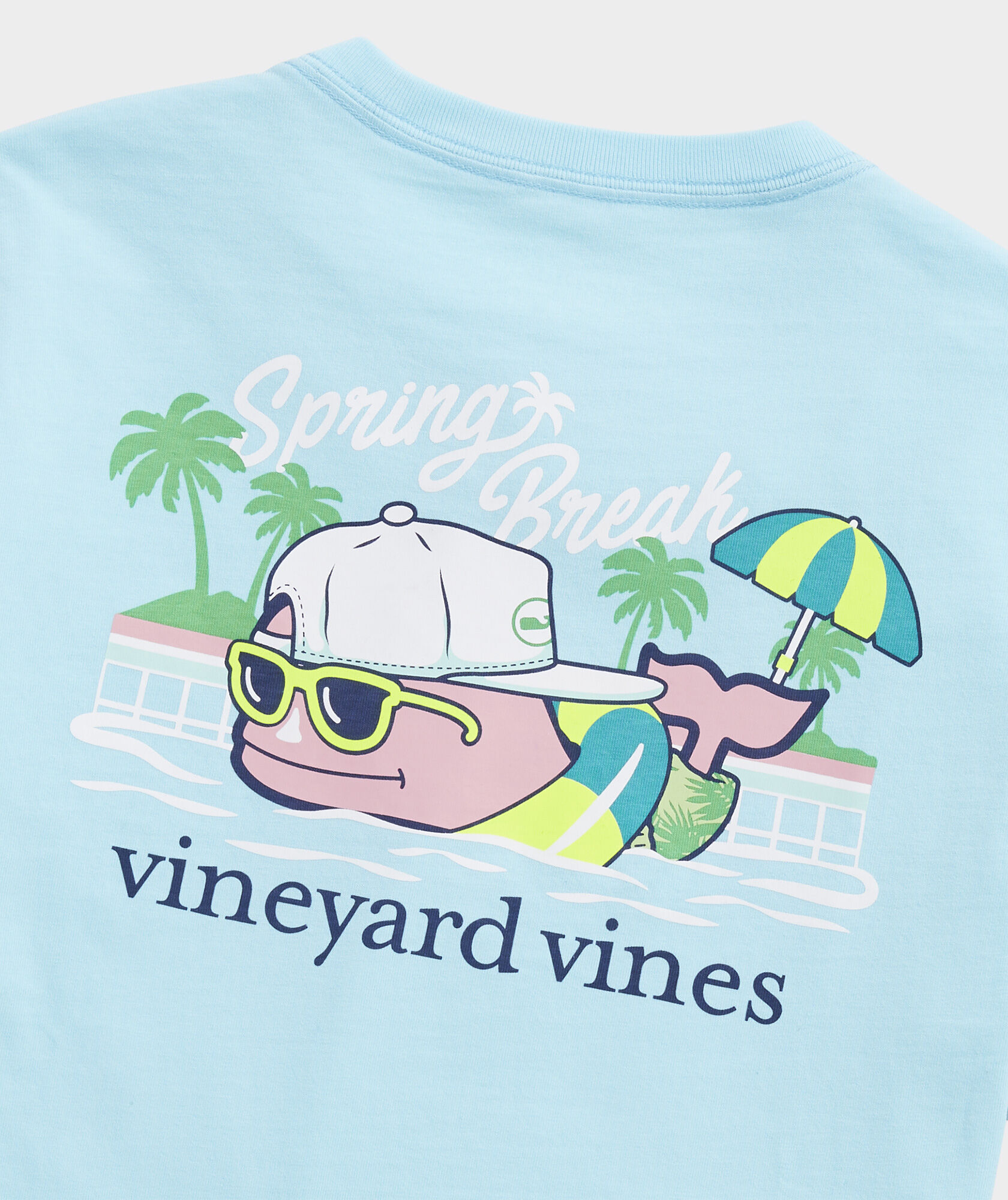 Shop Boys' Spring Break Whale ShortSleeve Pocket Tee at vineyard vines