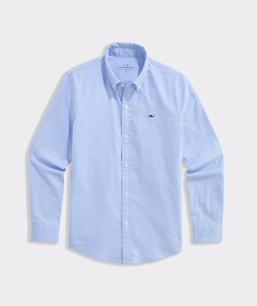 Boys' Seawall Solid Oxford Shirt