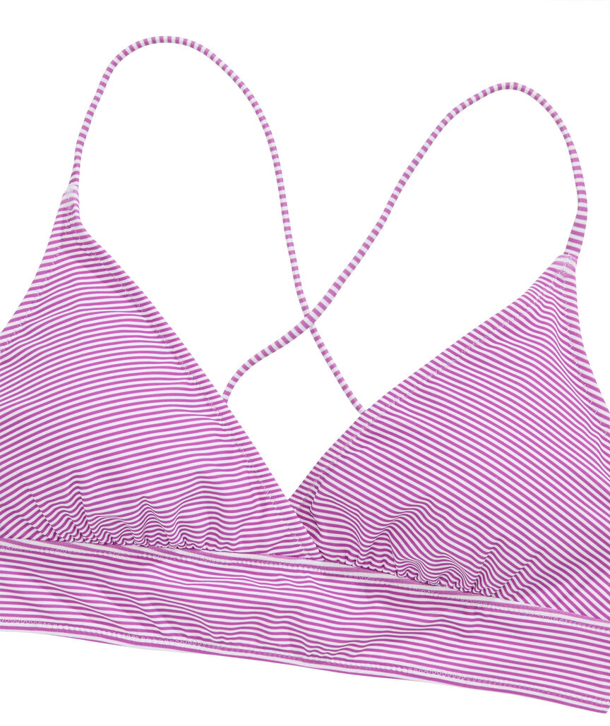 OUTLET Women's Micro Stripe Bikini Top