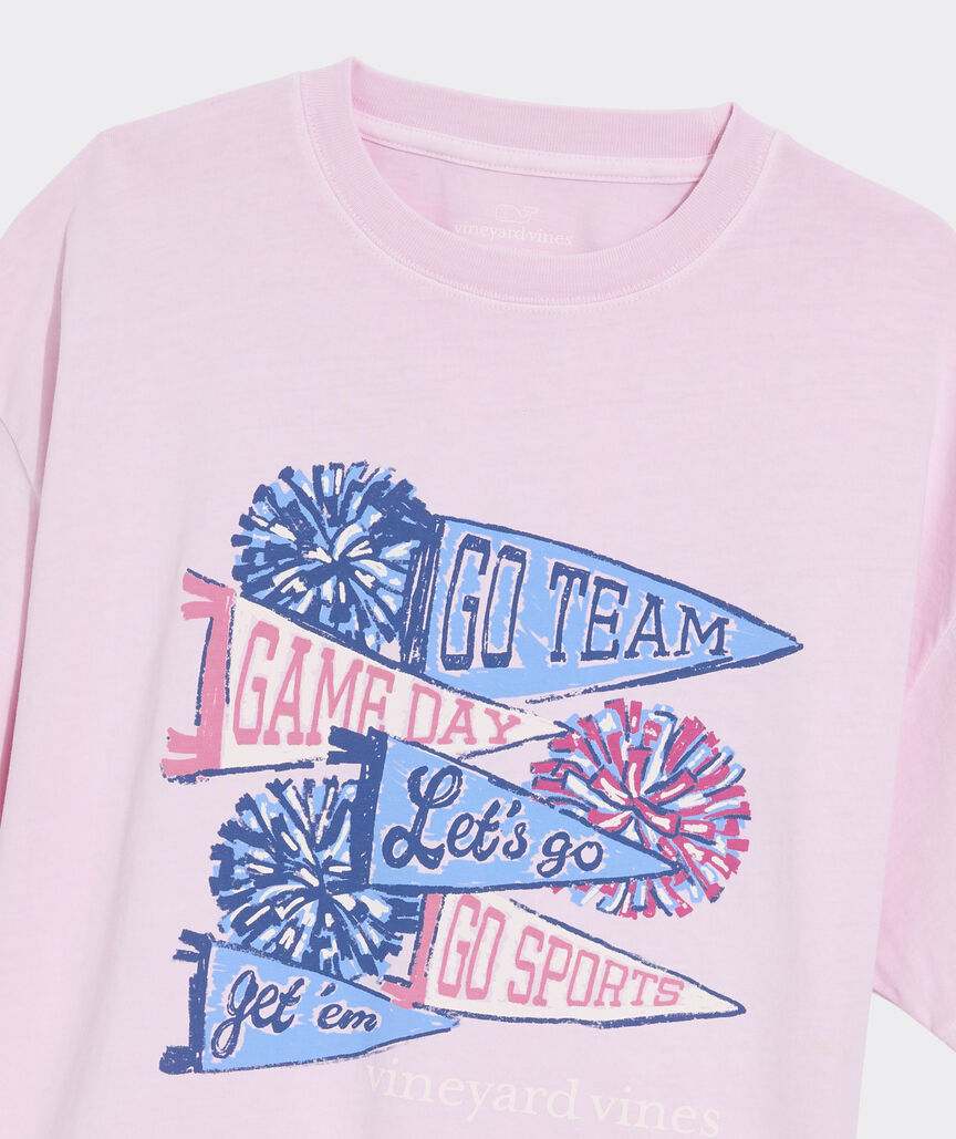 Women's Burgees and Pom-Poms Boxy Tee