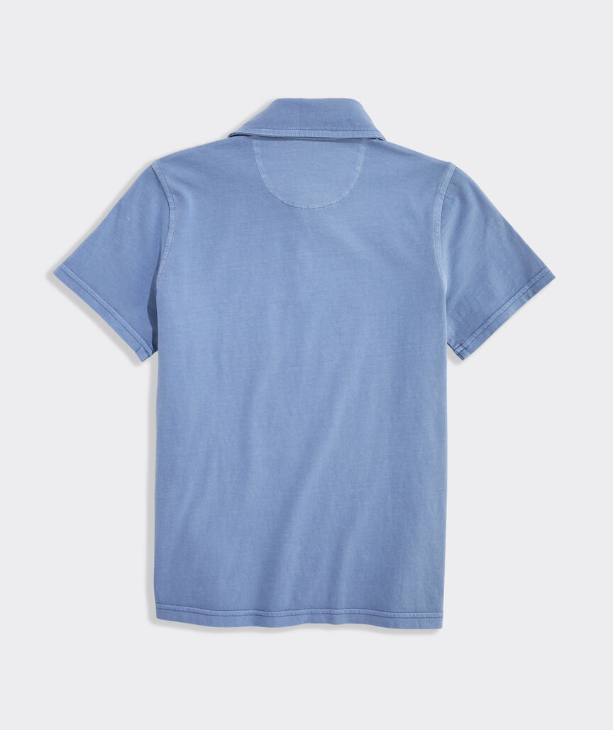 Boys' Garment-Dyed Surf Polo