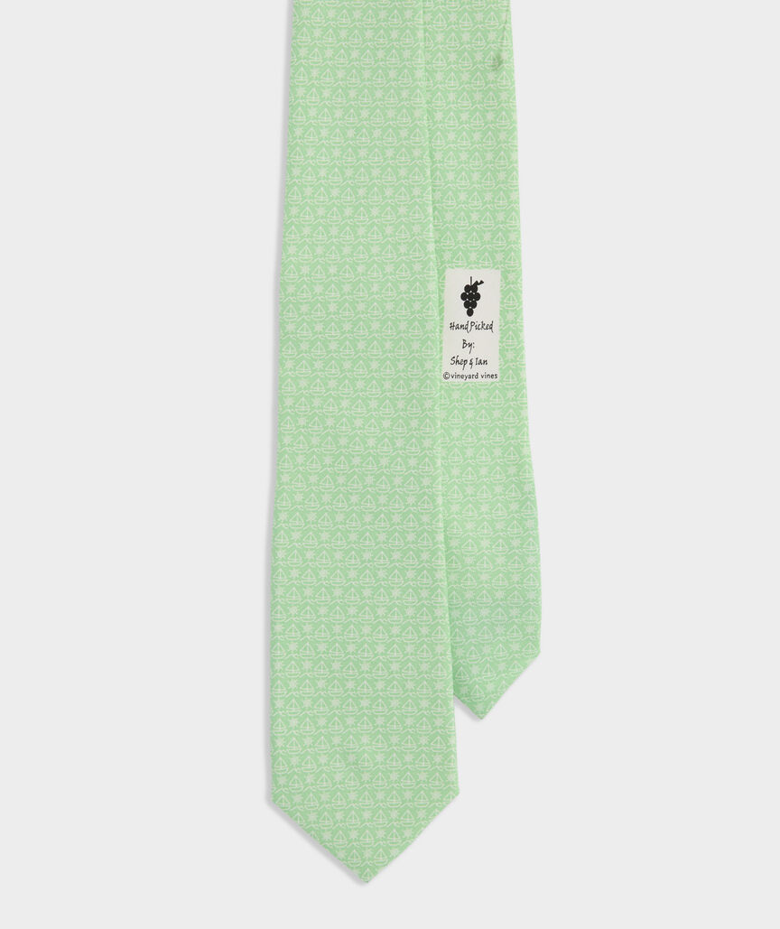 Boys' Sailboat Silk Tie