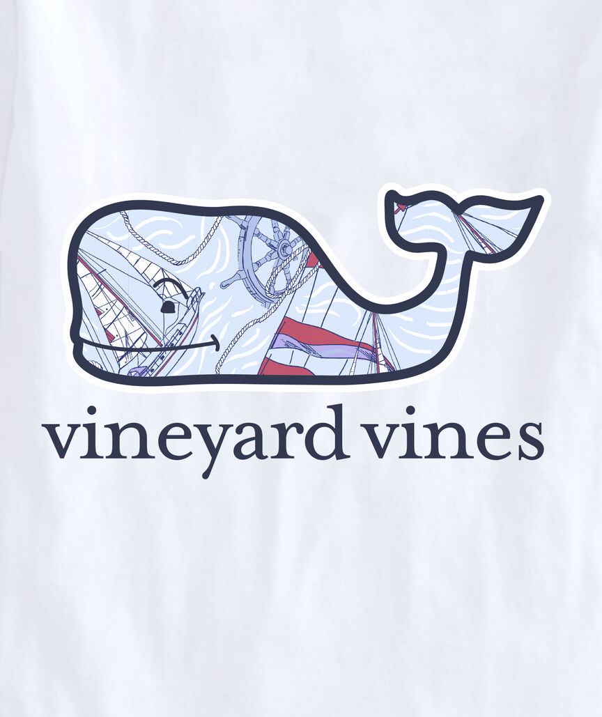 OUTLET Sailing ACK Whale Short-Sleeve Pocket Tee