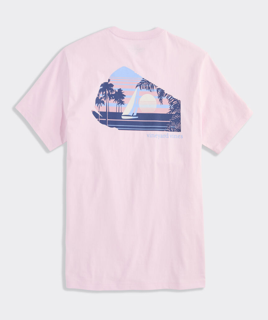 Mahi Sunset Short-Sleeve Pocket Tee