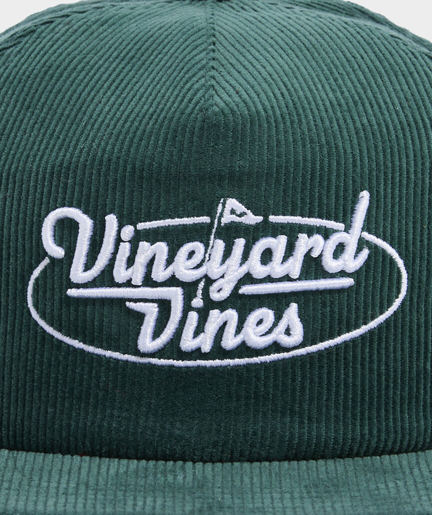 Golf Logo Corduroy 5-Panel Hat