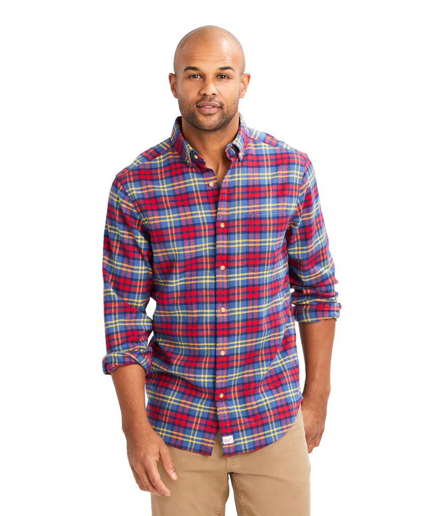 Slim Fit Offshore Flannel Murray Button-Down Shirt