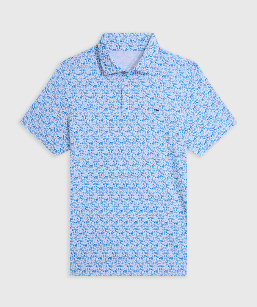 OUTLET Ballpark Fun Performance Polo