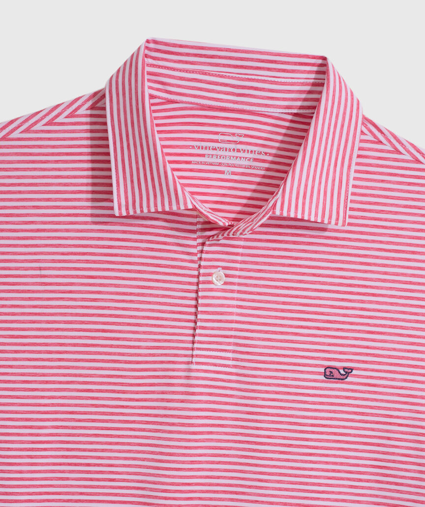 OUTLET Winstead Stripe Performance Polo