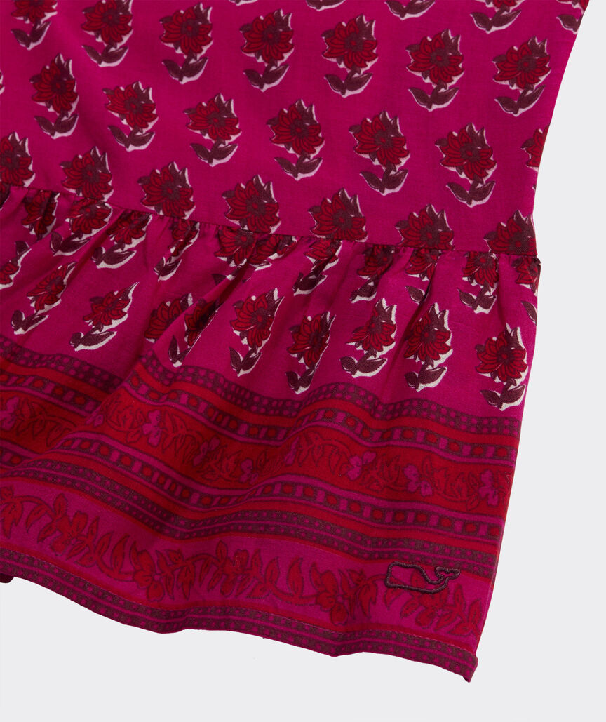 Girls' Lena Smocked Bow Dress