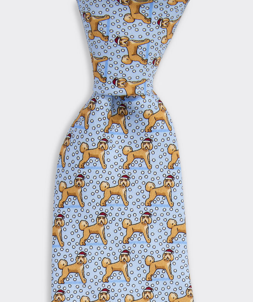 Boys' Falala Labradoodle Silk Tie