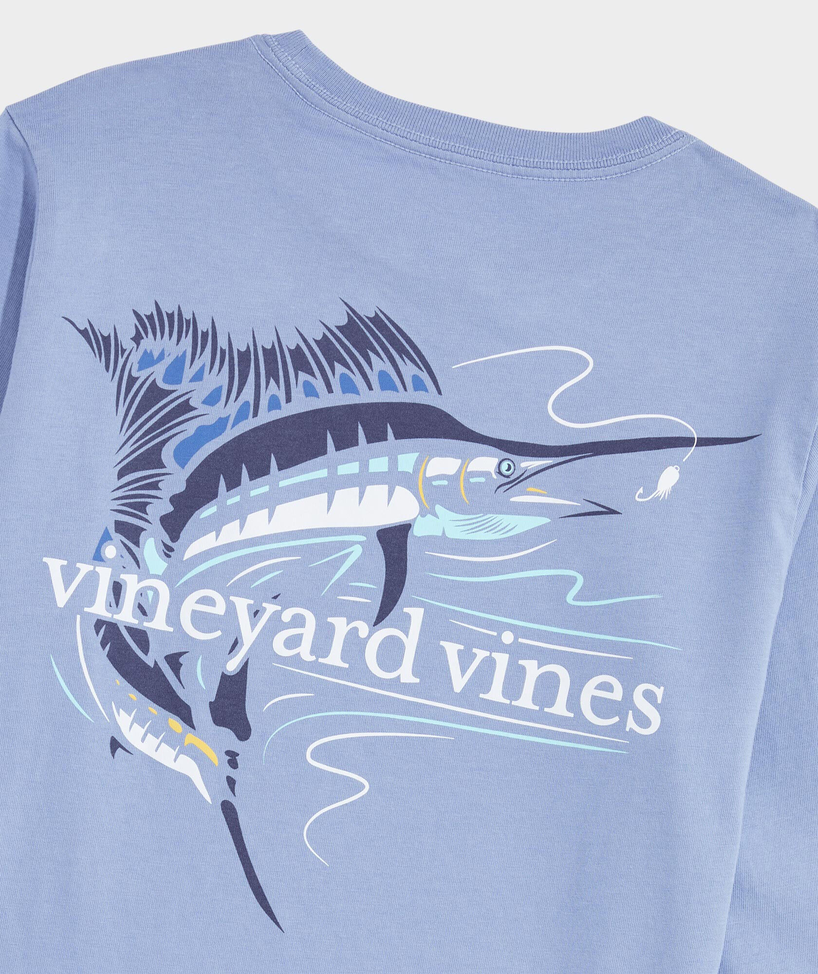 OUTLET Boys' Classic Sailfish Long-Sleeve Pocket Tee