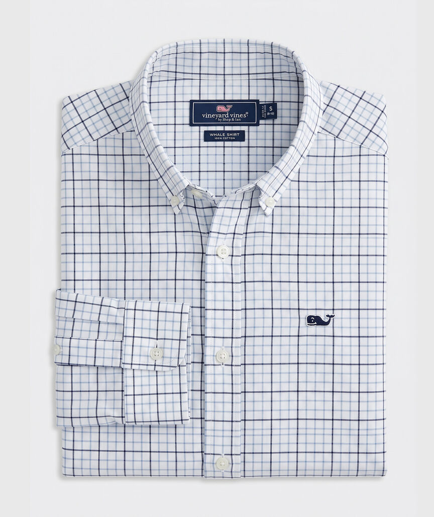 OUTLET Boys' Poplin Check Shirt