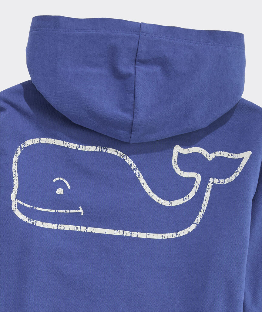 Boys' Vintage Whale Long-Sleeve Hoodie Tee
