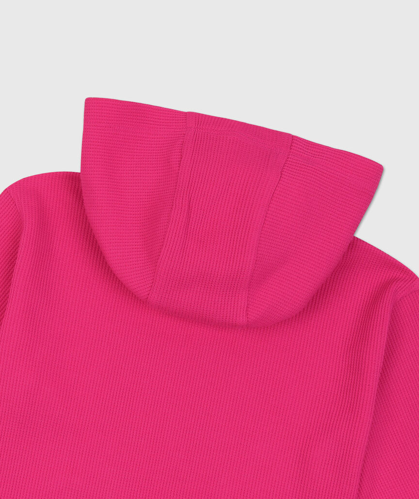 OUTLET Girls' Ruffle Waffle Hoodie