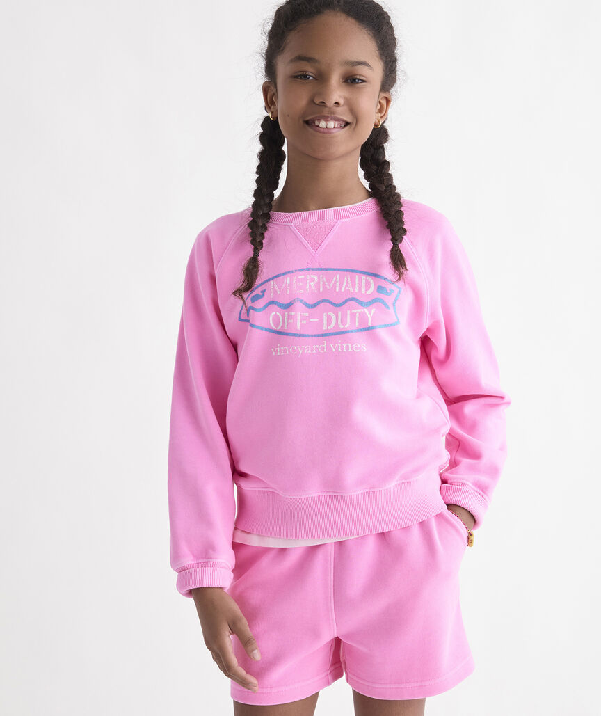 Girls’ Surf Terry Sweatshirt