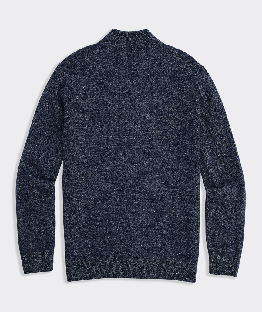 Cashmere Linen Quarter Zip