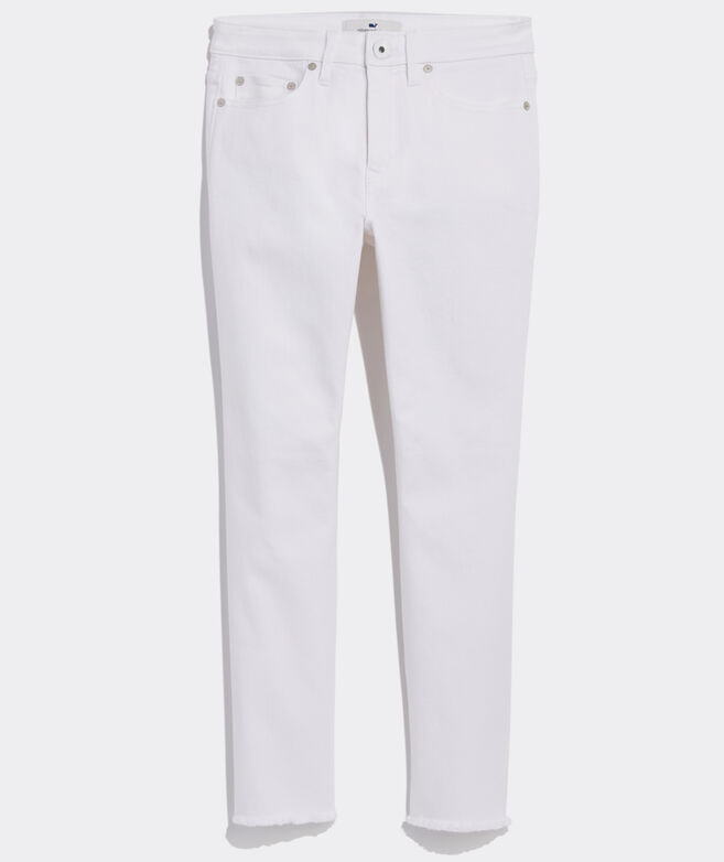 Straight Crop White Jamie Jeans