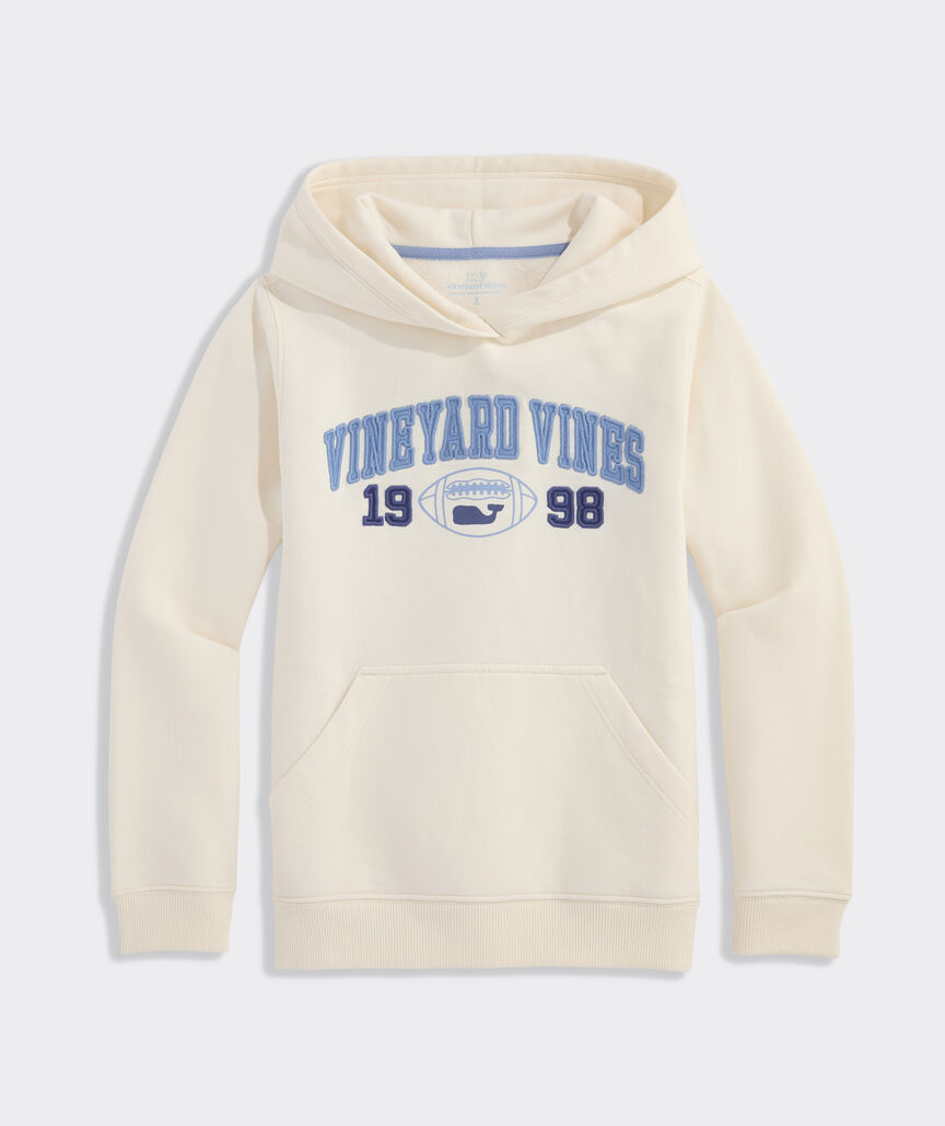 OUTLET Kids' vineyard vines Football Brushed Terry Hoodie