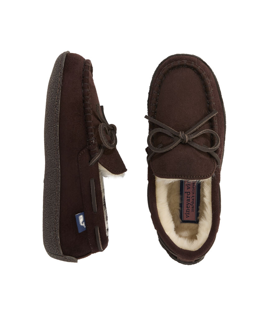 OUTLET Boys' Moccasin Slippers