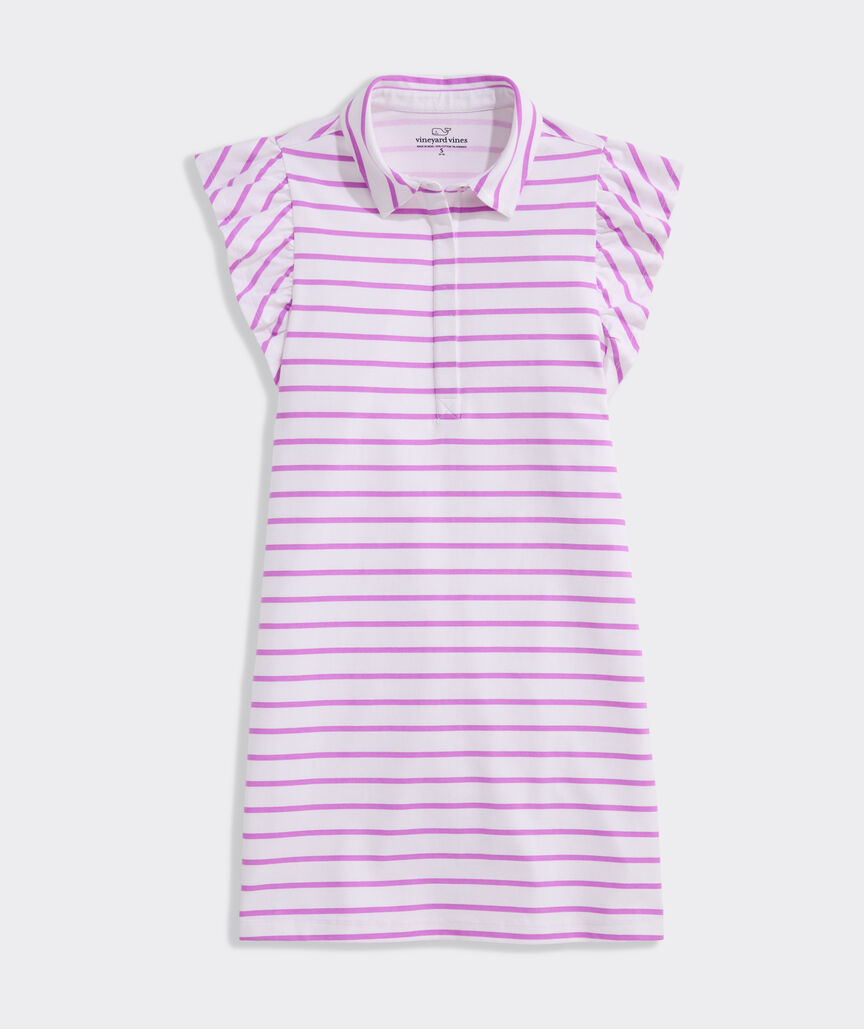 Girls' Knit Margo Flutter Shirtdress