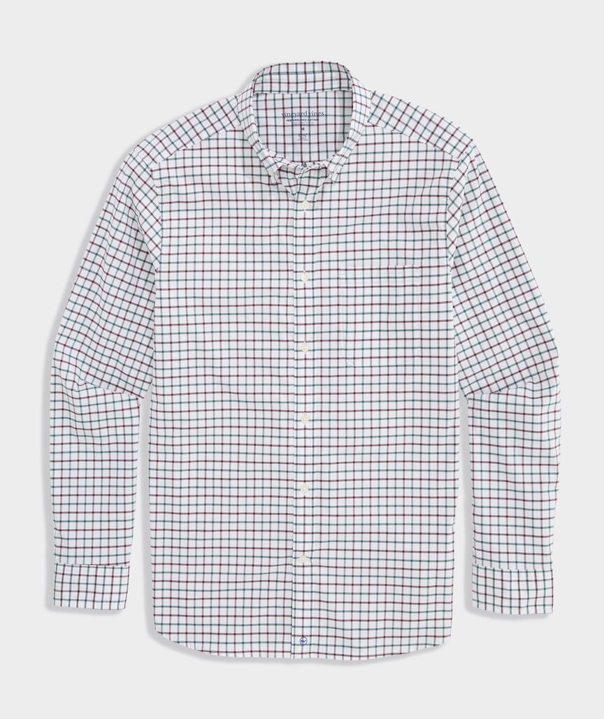 Quidnet Tattersall Performance Cotton Shirt