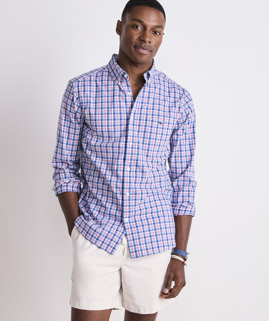 Sandie Plaid Perfect Wash Poplin Shirt