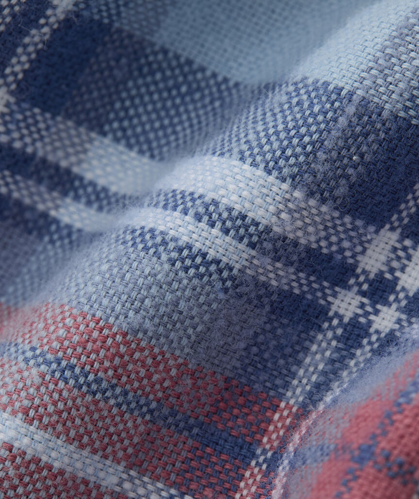 Folly Beach Plaid Island Cotton Shirt