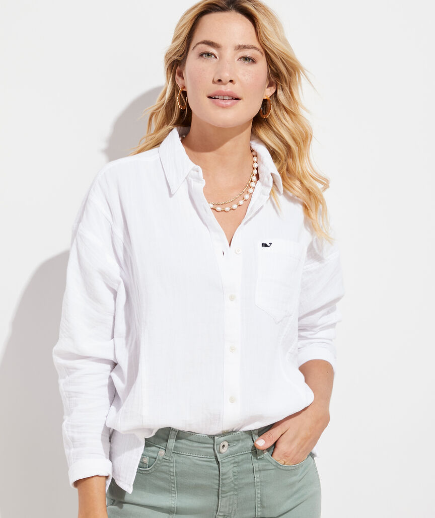 OUTLET Women's Weekend Button-Down
