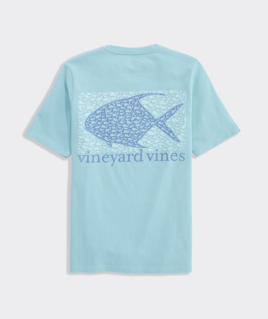 Boys' Garment-Dyed Vintage Permit Whale Short-Sleeve Pocket Tee