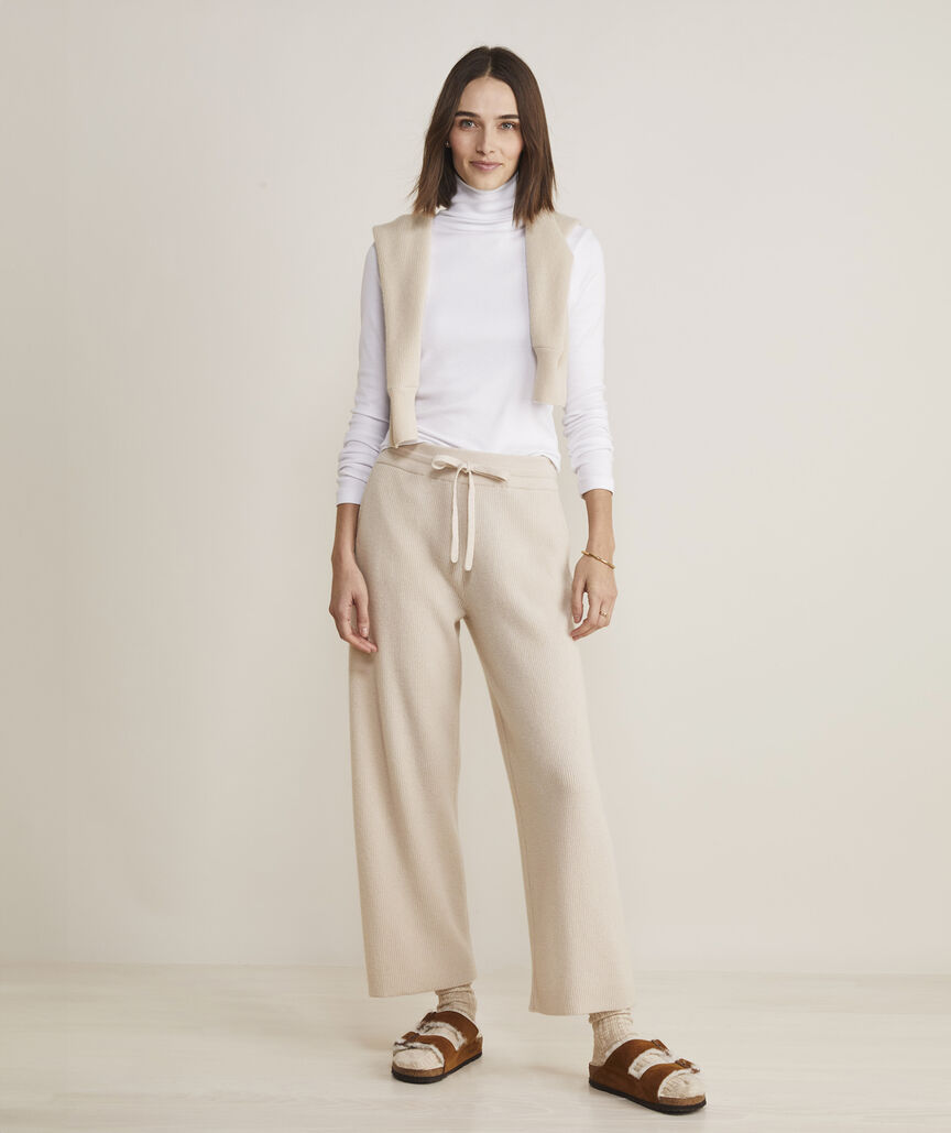Ribbed Luxe Sweater Pants