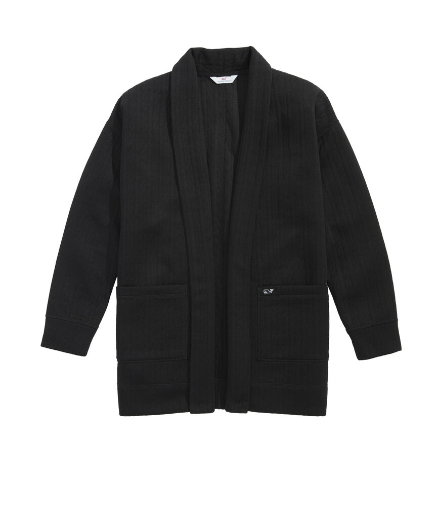 OUTLET Women's Cable Knit Open Cardigan