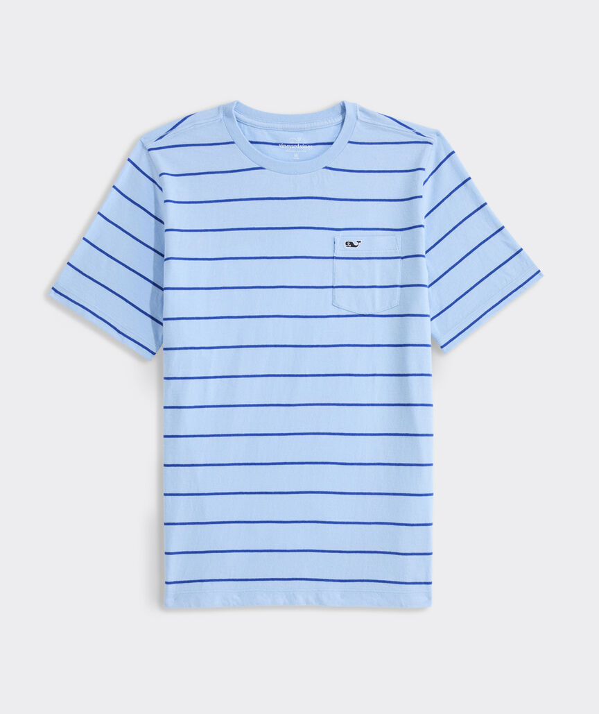 Boys' Striped Surf Short-Sleeve Pocket Tee