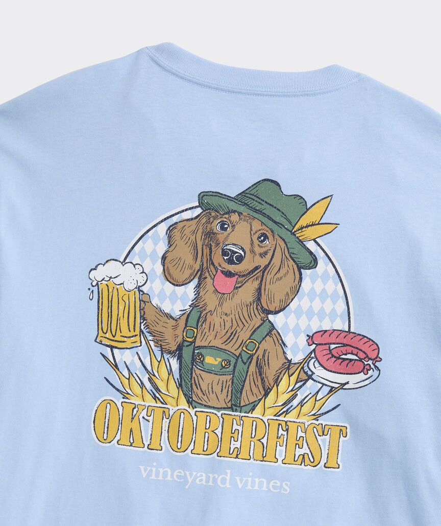 Oktoberfest Doxie Long-Sleeve Pocket Tee