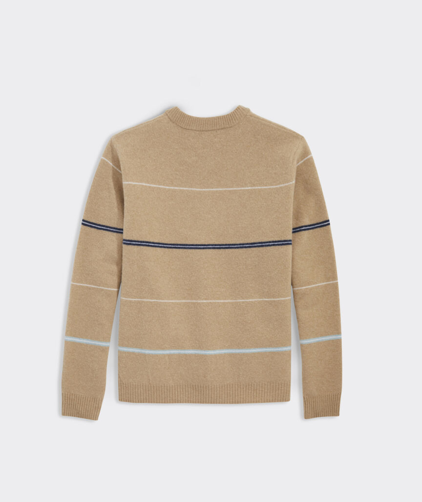 Wool Striped Crewneck Sweater