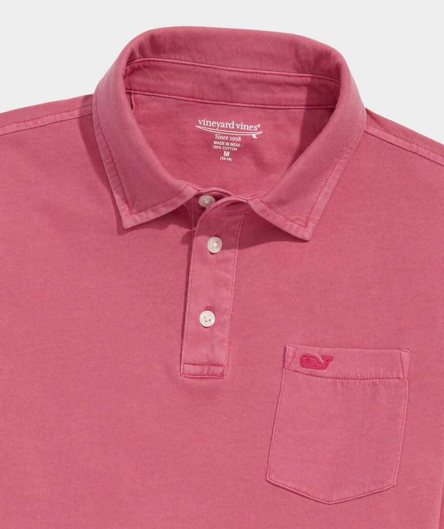 Boys' Long-Sleeve Surf Polo