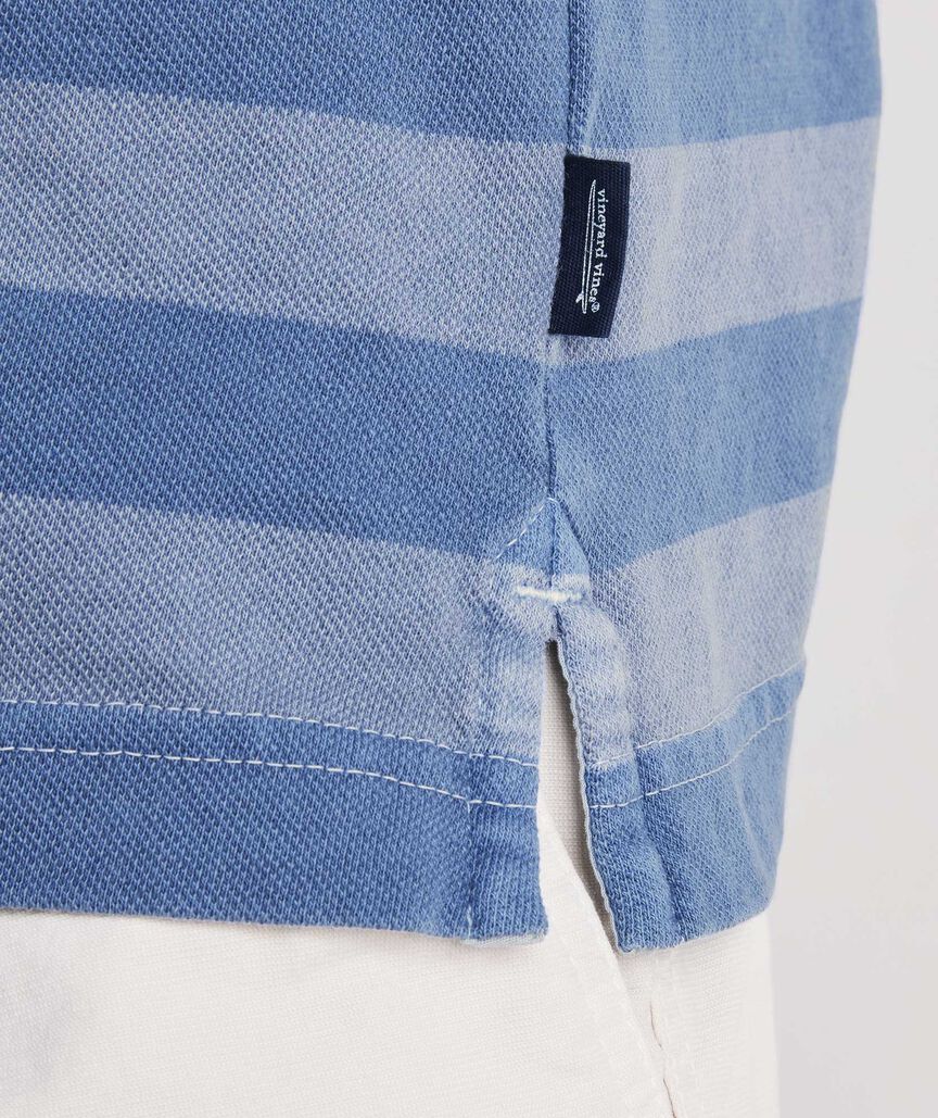 Lived-In Stripe Pique Polo